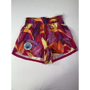 Farm Rio x Adidas Training Shorts Women’s Size Medium Floral Graphic Print NWT